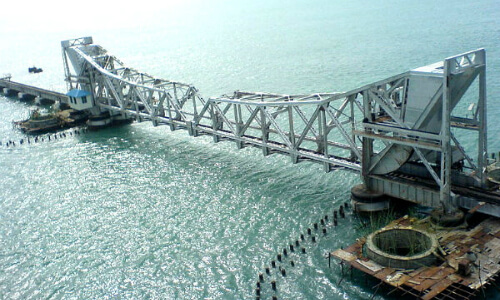 Pamban Bridge in Rameshwaram