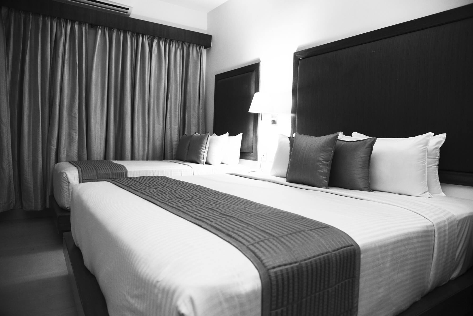 Triple bedroom with ash shade in Hotel Rameswaram Grand
